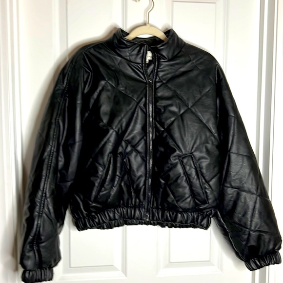 Vintage Havana Jackets & Coats Vintage Havana Quilted Faux Leather